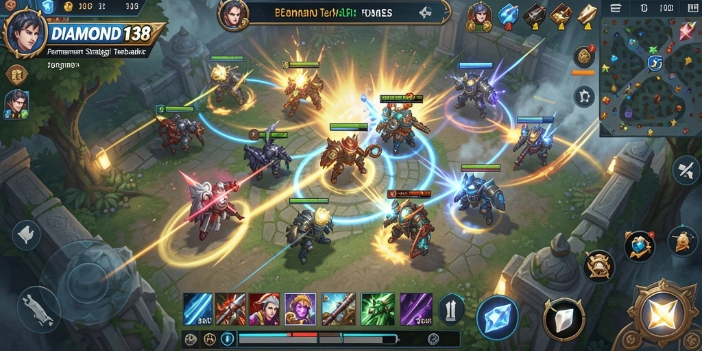 Tampilan gameplay yang menarik dalam DIAMOND138.