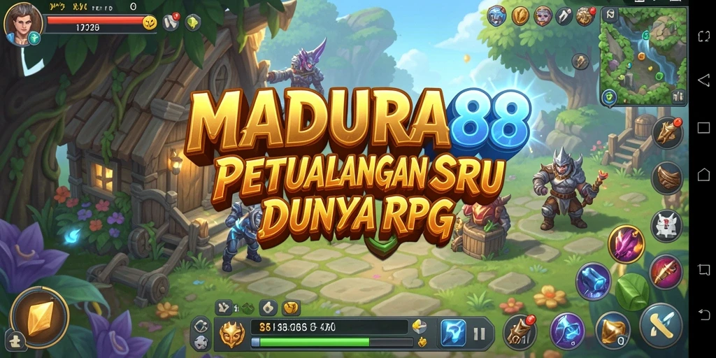 Tampilan gameplay seru dalam <strong>MADURA88</strong> yang menampilkan pertarungan epik.