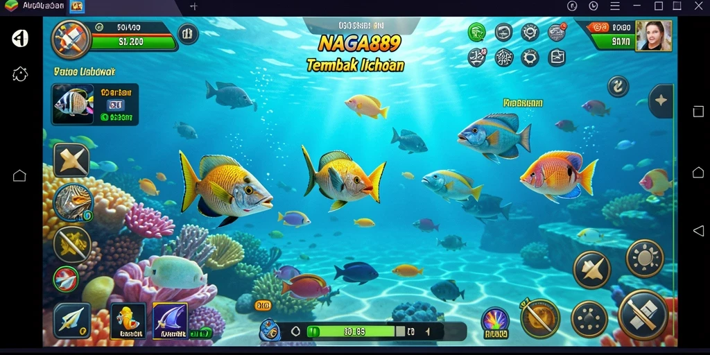 Tampilan gameplay NAGA889 yang seru dan penuh warna.