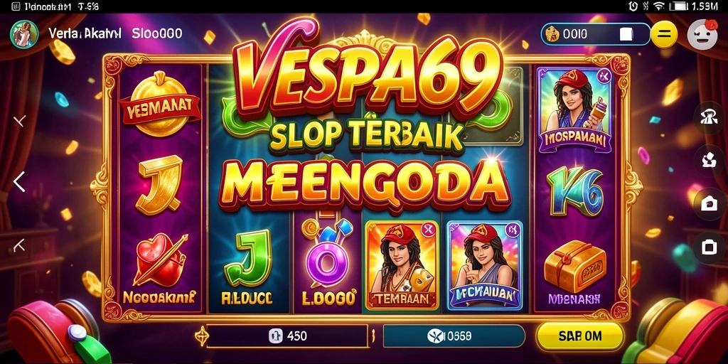 Gameplay VESPA69 yang menarik dengan efek visual menawan.